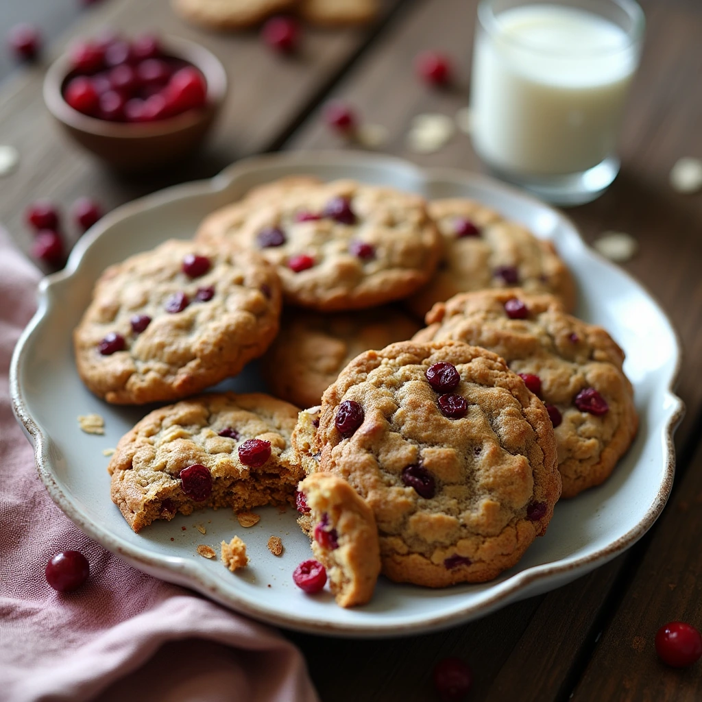 Cranberry Oatmeal Cookies