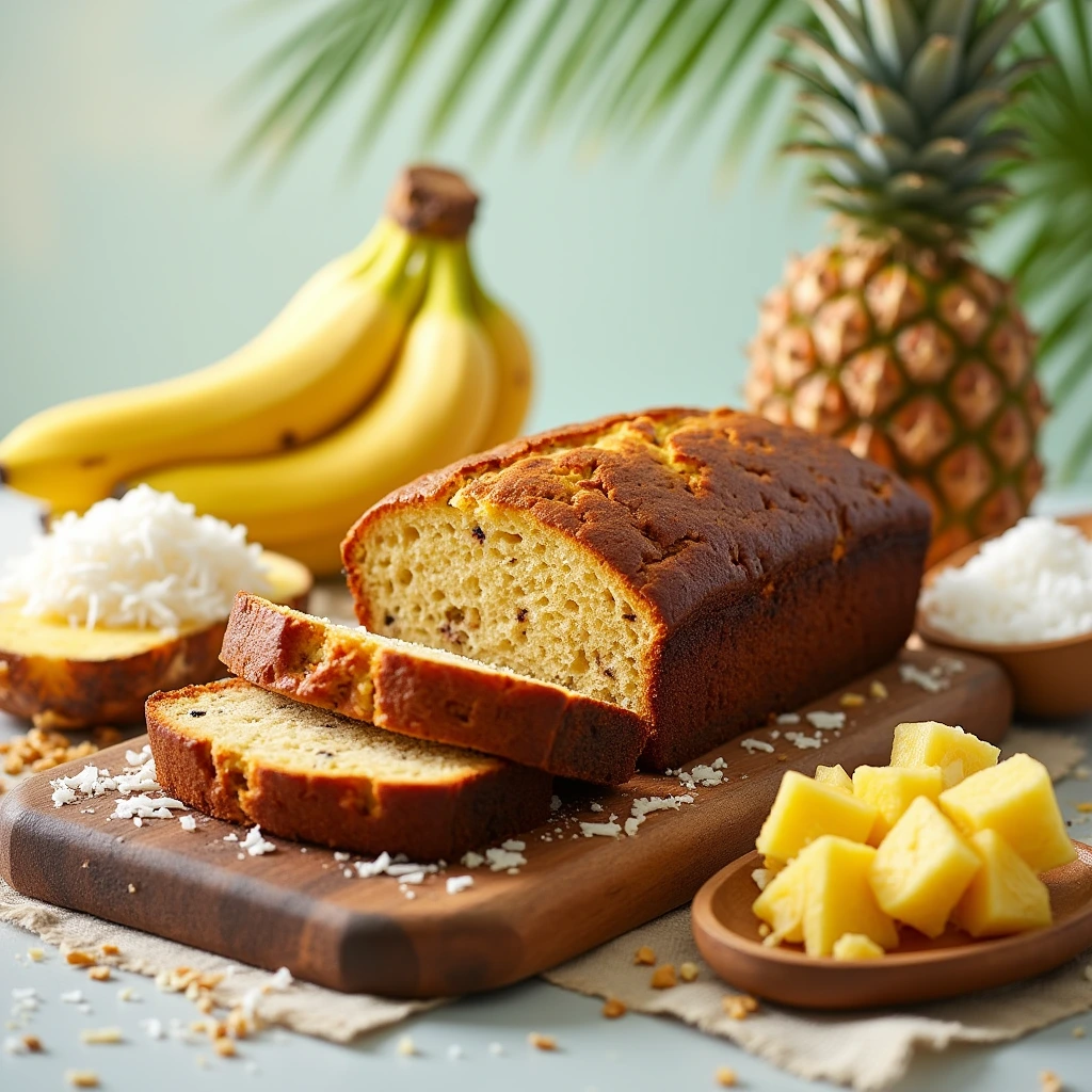 Hawaiian Banana Bread Recipe