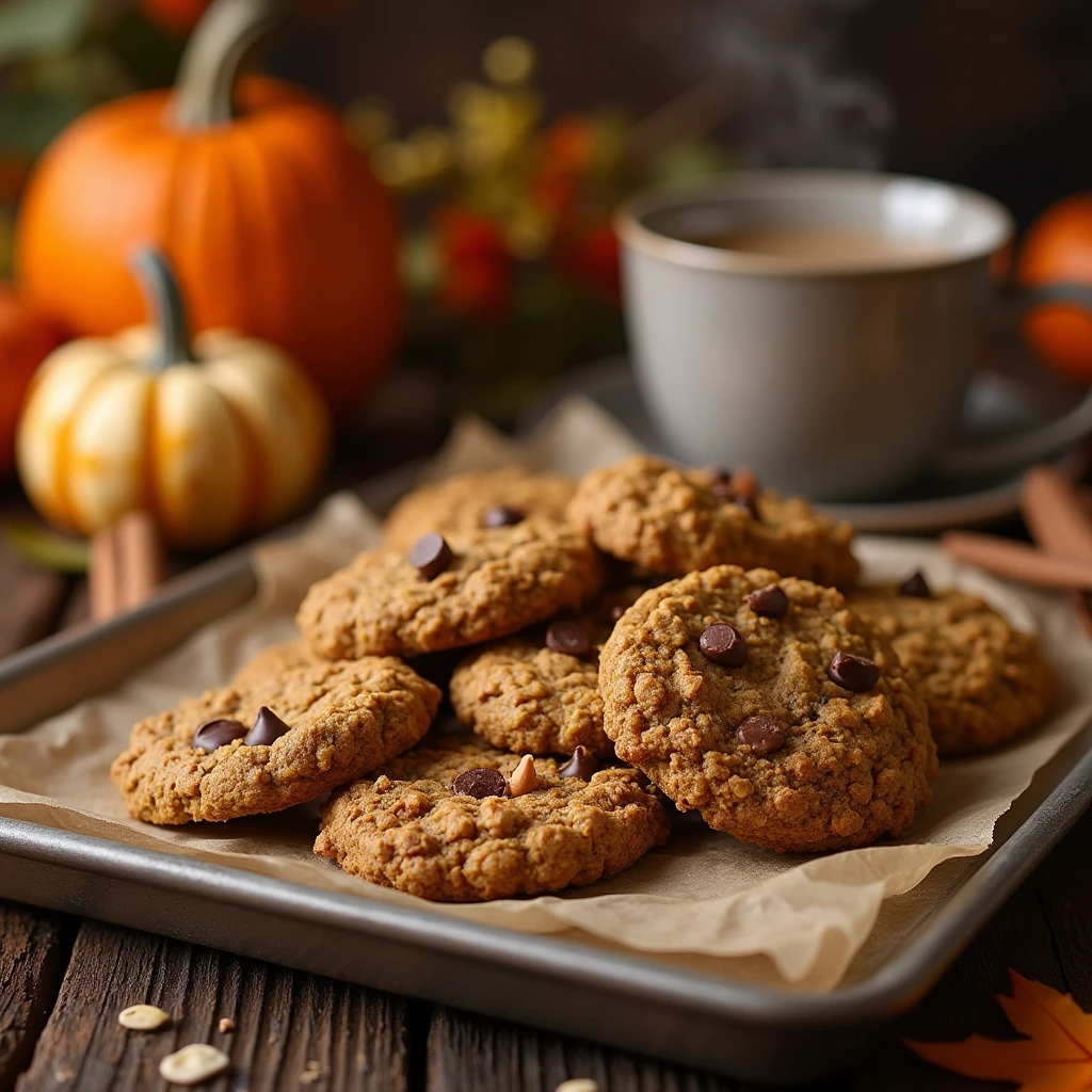 Pumpkin Oatmeal Cookies