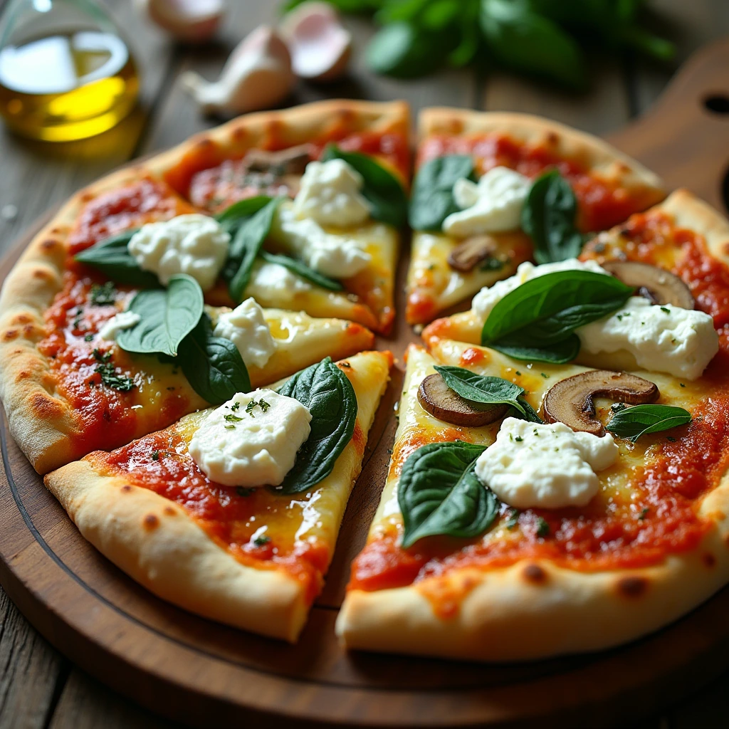 Ricotta Pizza