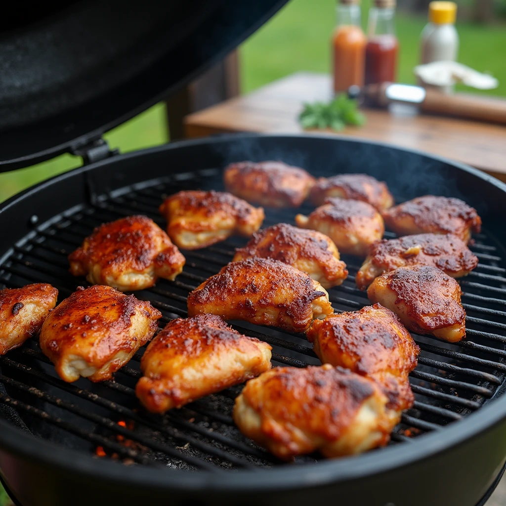 Smoking Chicken Thighs