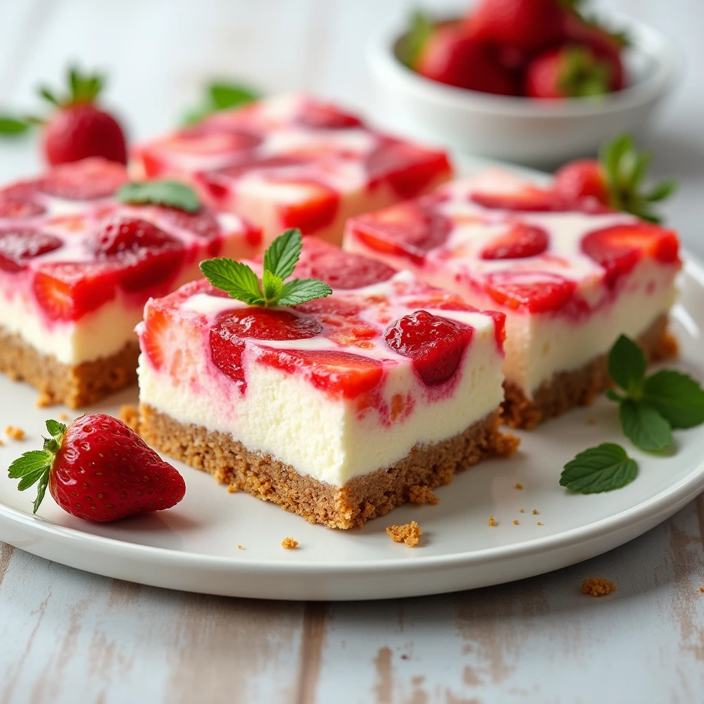 Strawberry Cheesecake Bars