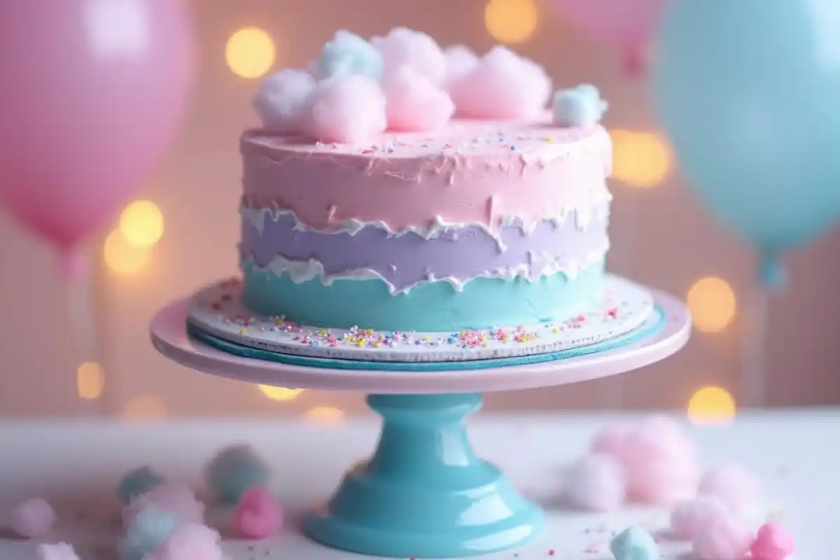 Cotton Candy Cake