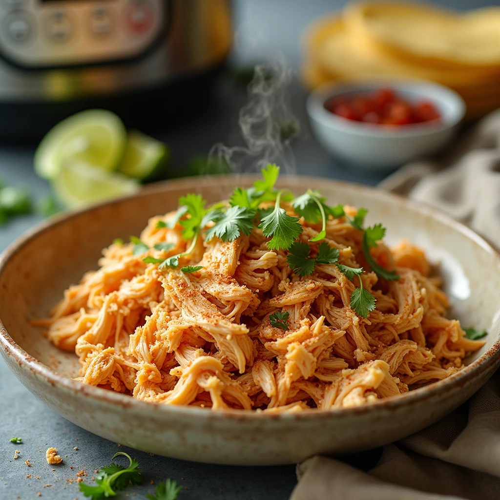 Instant Pot Chicken Tacos