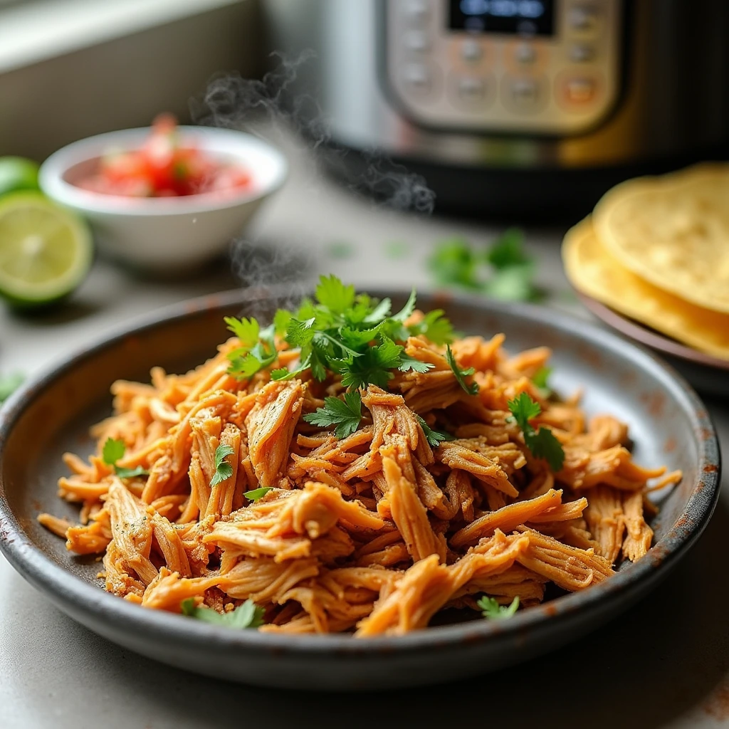 Instant Pot Chicken Tacos