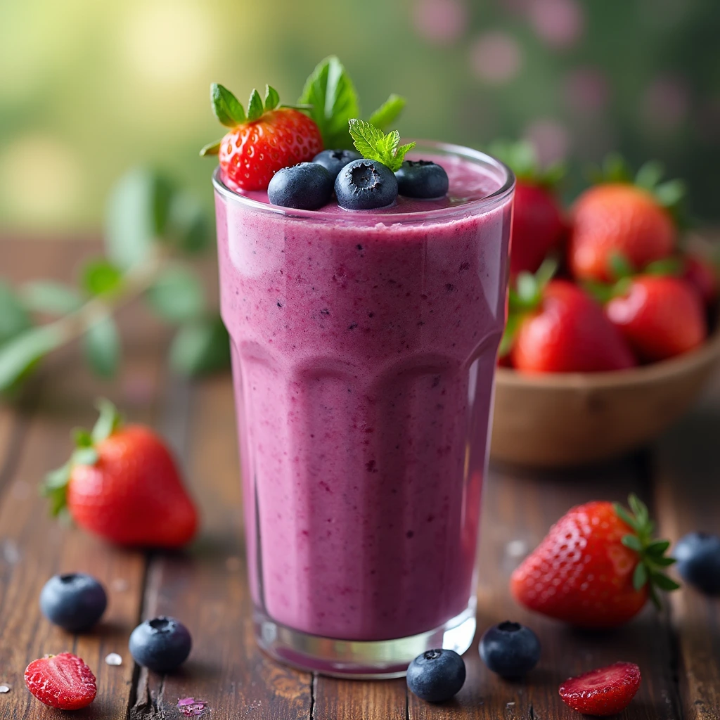 Strawberry Blueberry Smoothie