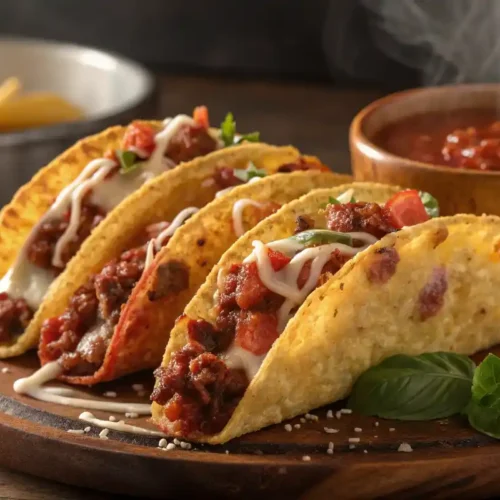 Meat Lovers Pizza Tacos