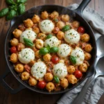 Crispy Gnocchi With Burst Tomatoes And Mozzarella​